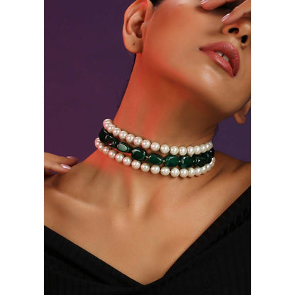 SWABHIMANN Belka Multicolour Pearl Choker