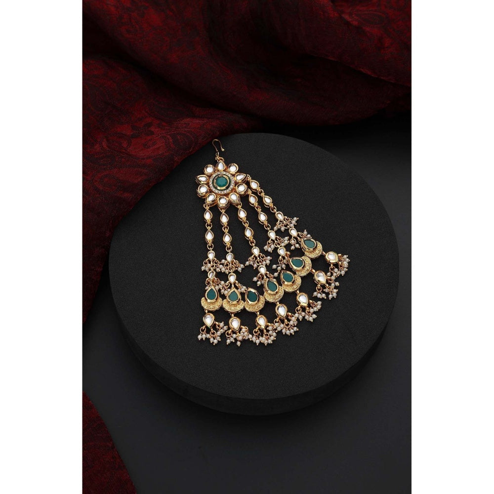 SWABHIMANN Lavina Multicolour Kundan Passa
