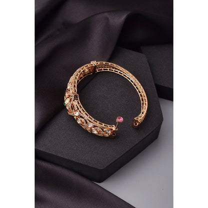 SWABHIMANN Dimani Green Polki Bracelet