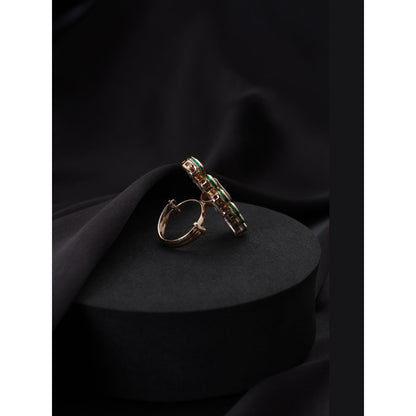 SWABHIMANN Odessa Green Kundan Ring