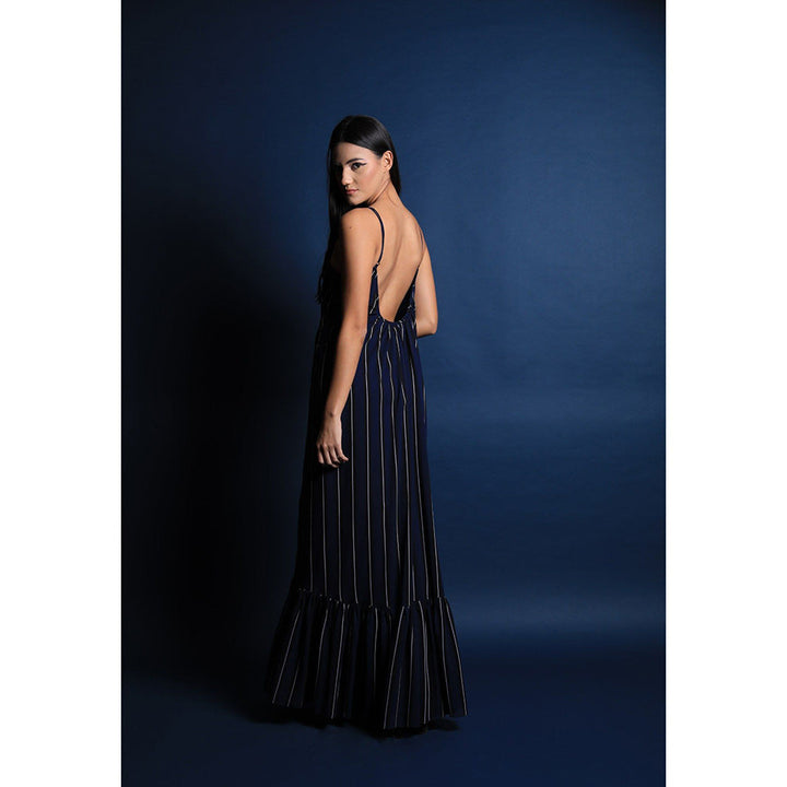 Swatee Singh Strappy Low Back Maxi