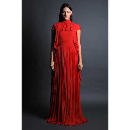 Swatee Singh Ruffle Detail Gown