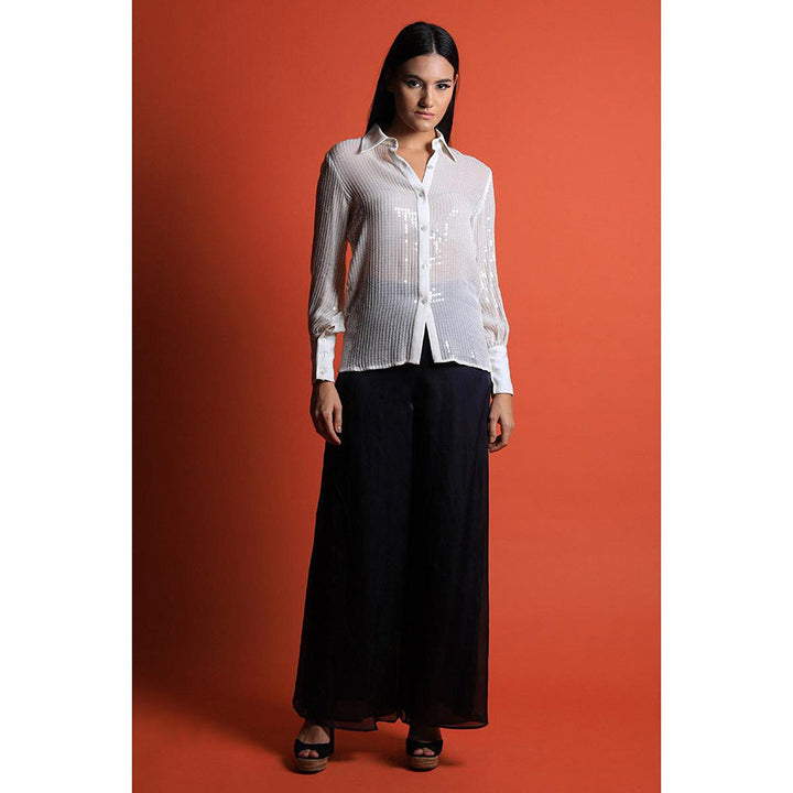 Swatee Singh Shirt and Wide Legged Pants (Set of 2)