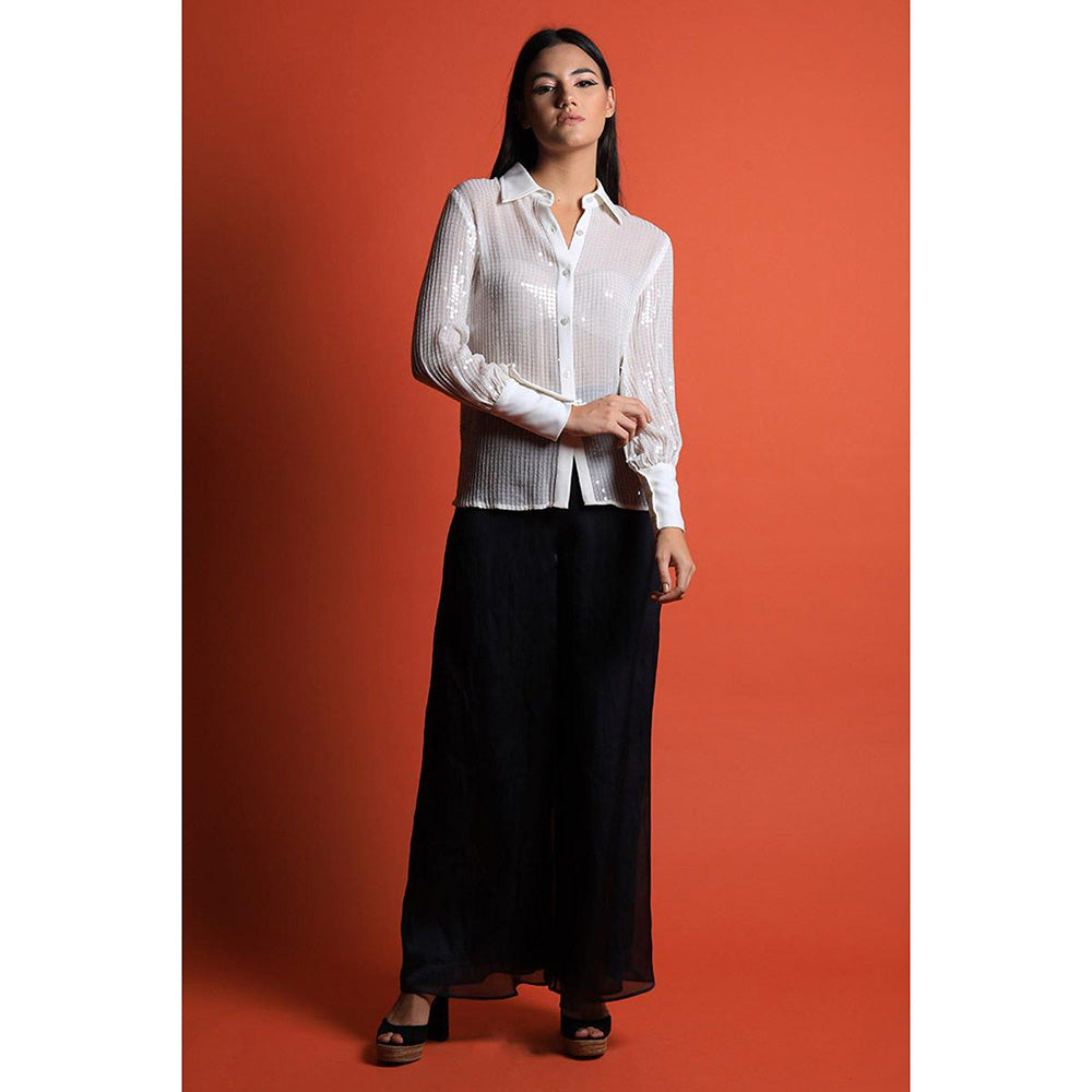 Swatee Singh Shirt and Wide Legged Pants (Set of 2)