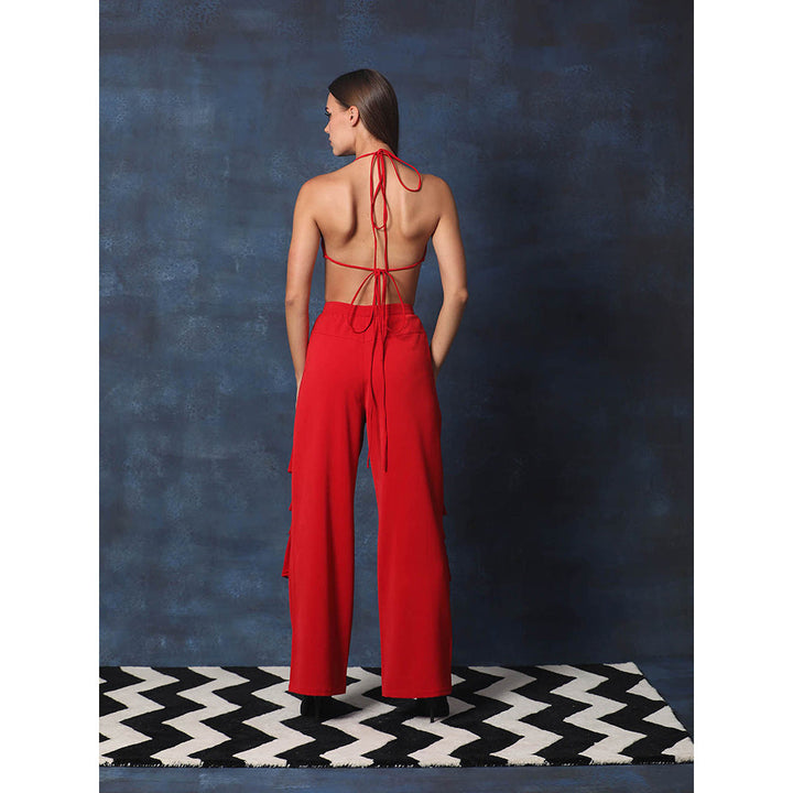 Swatee Singh Strappy Top With Cargos Pant