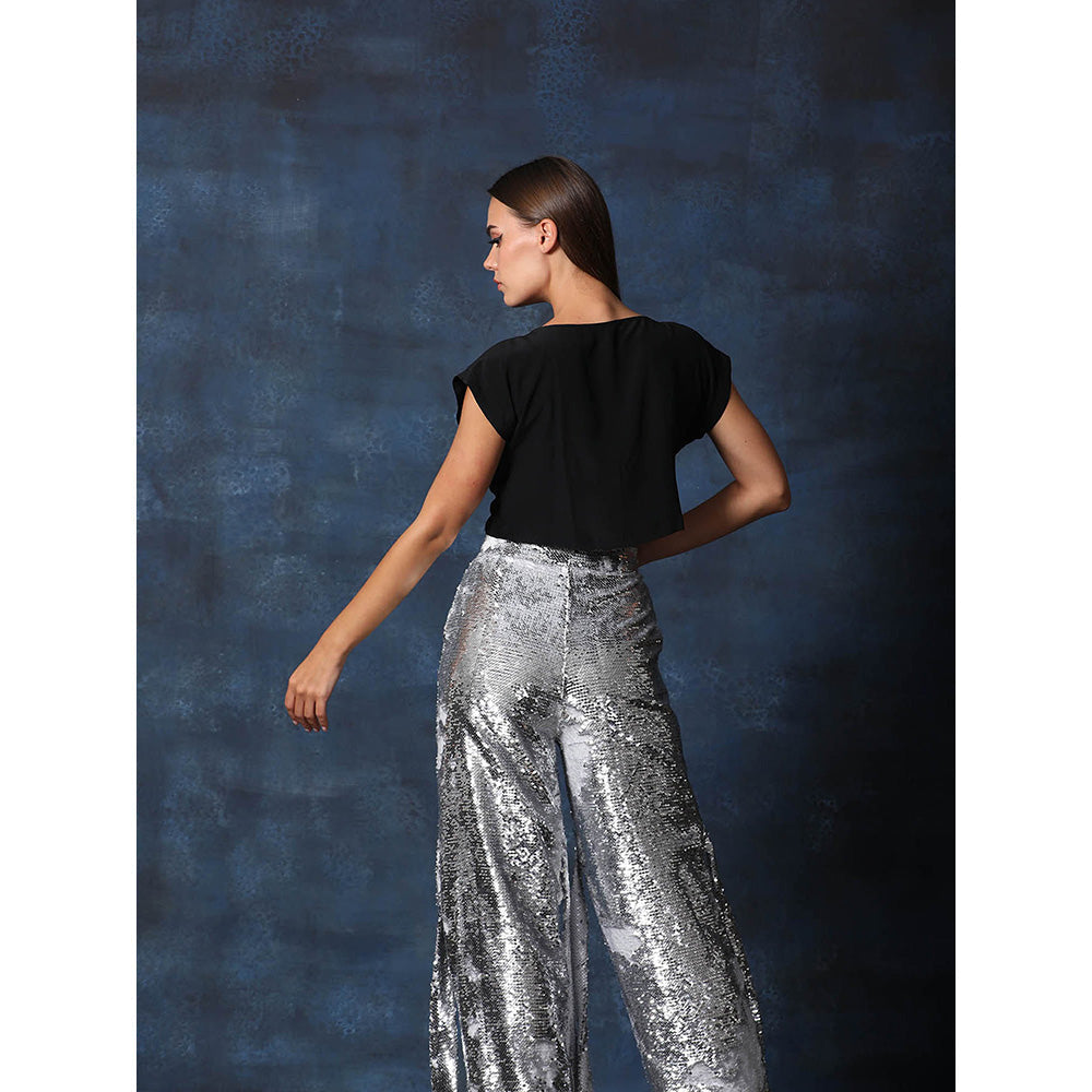 Swatee Singh Crop Top With Cargo Pant