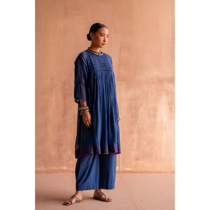 SWATTI KAPOOR Neel Navy Blue Anarkali Kurta