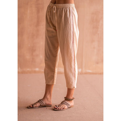 SWATTI KAPOOR Svet Off White Solid Pant
