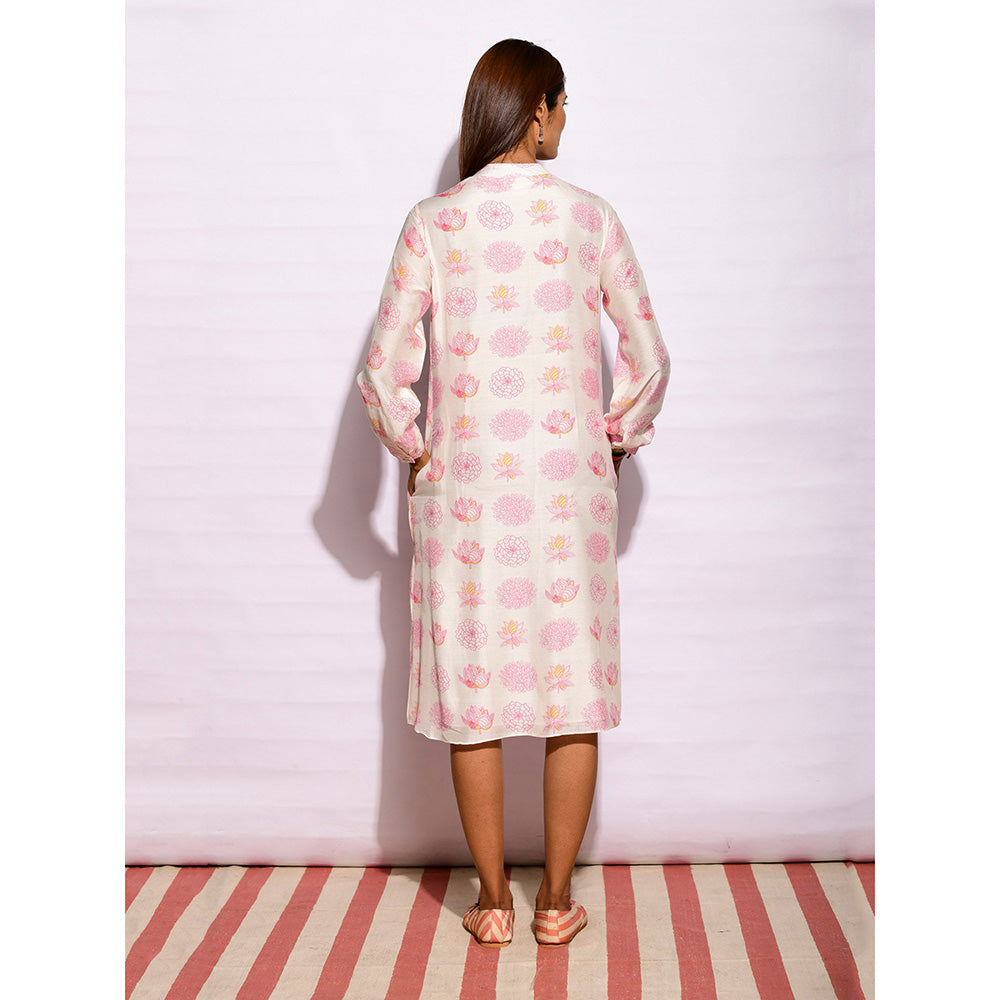 Swati Vijaivargie In Bloom Off White Printed Dress