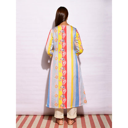 Swati Vijaivargie In Bloom Multicolor Printed Kurta