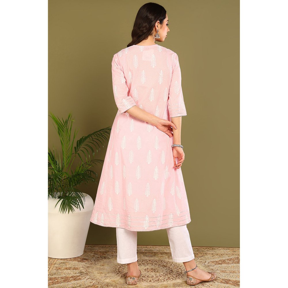 TAHILIYA Pink A Line Kurta