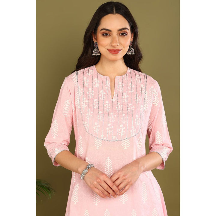 TAHILIYA Pink A Line Kurta