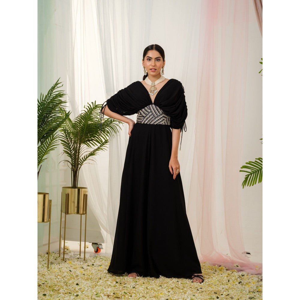 Tamaraa by Tahani Black Elysian Jumpsuit