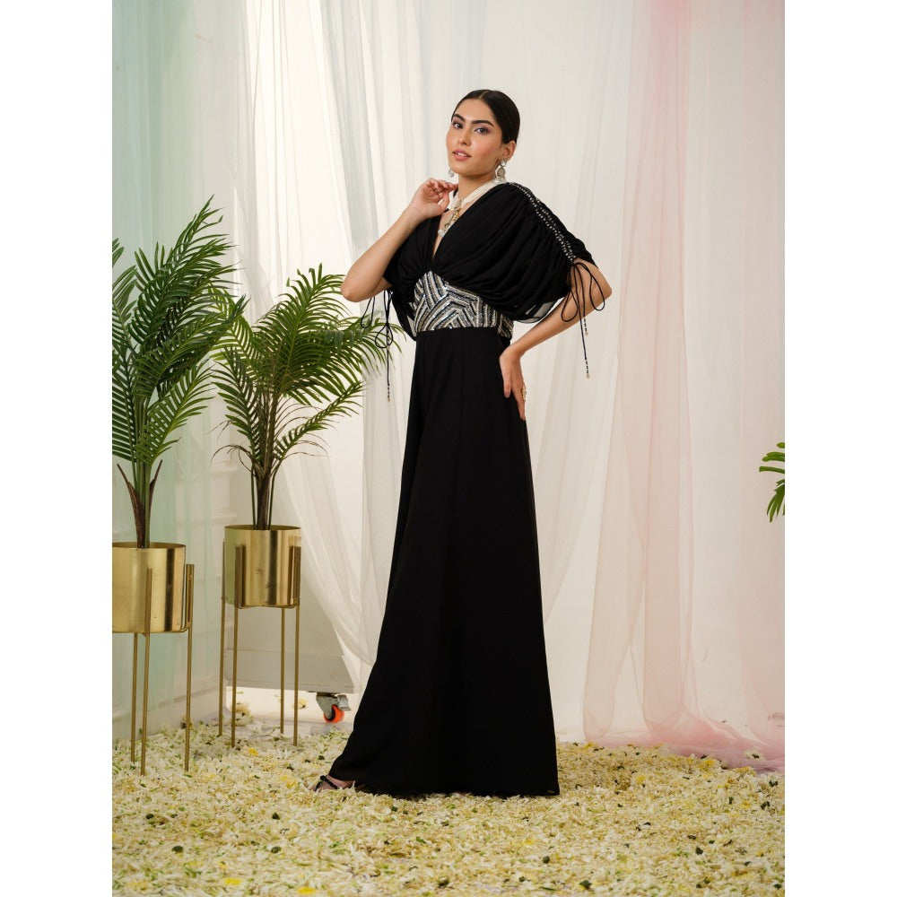 Tamaraa by Tahani Black Elysian Jumpsuit