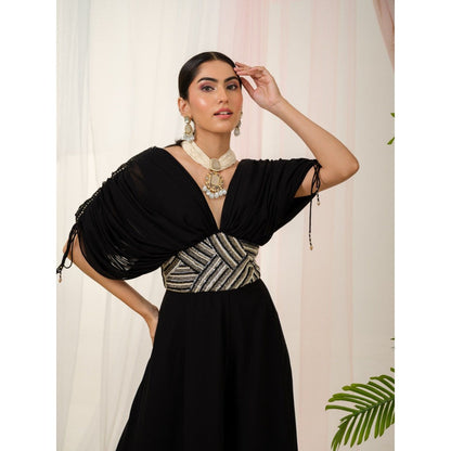 Tamaraa by Tahani Black Elysian Jumpsuit