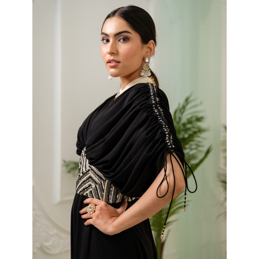 Tamaraa by Tahani Black Elysian Jumpsuit