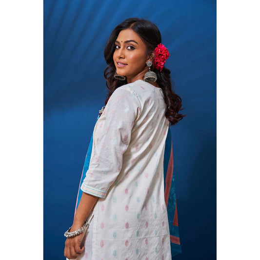 Tanoti Women Stylish Pleated Work Kurta