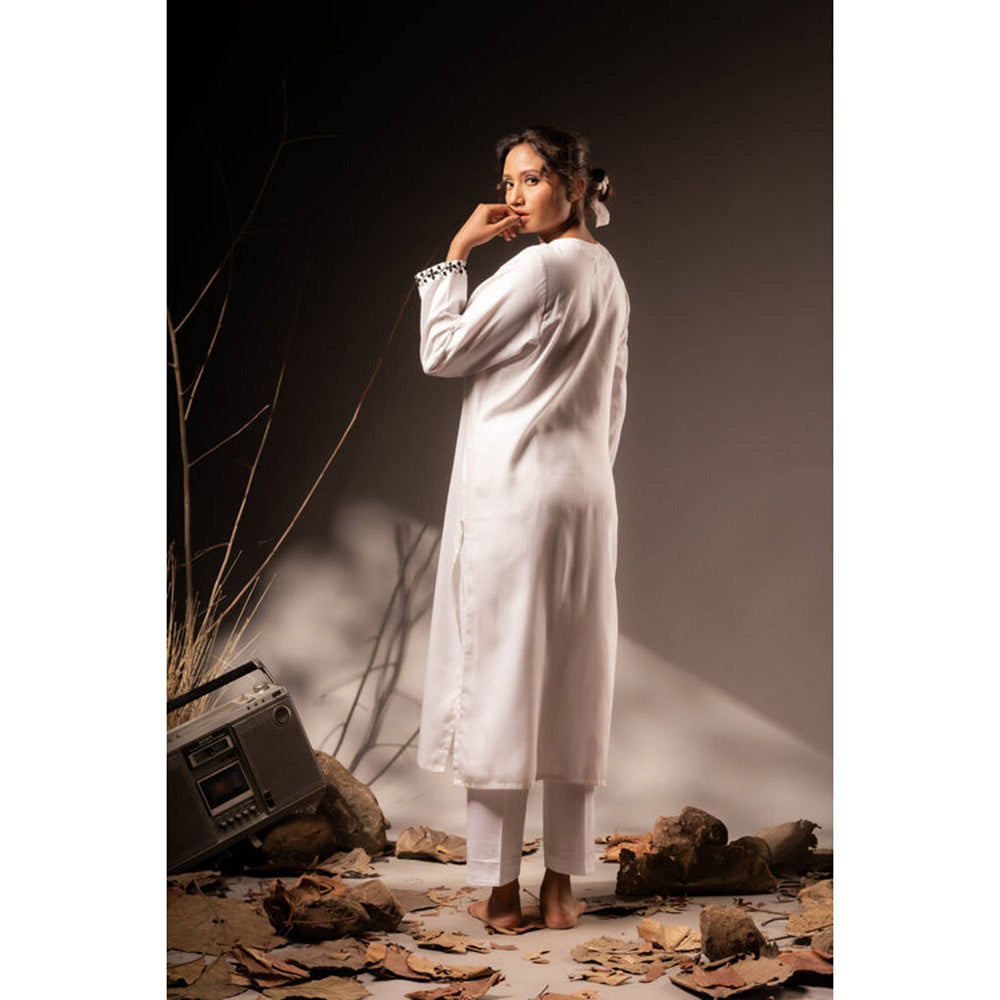 Taraasi Sarwangi' Cotton Silk Kurta Set