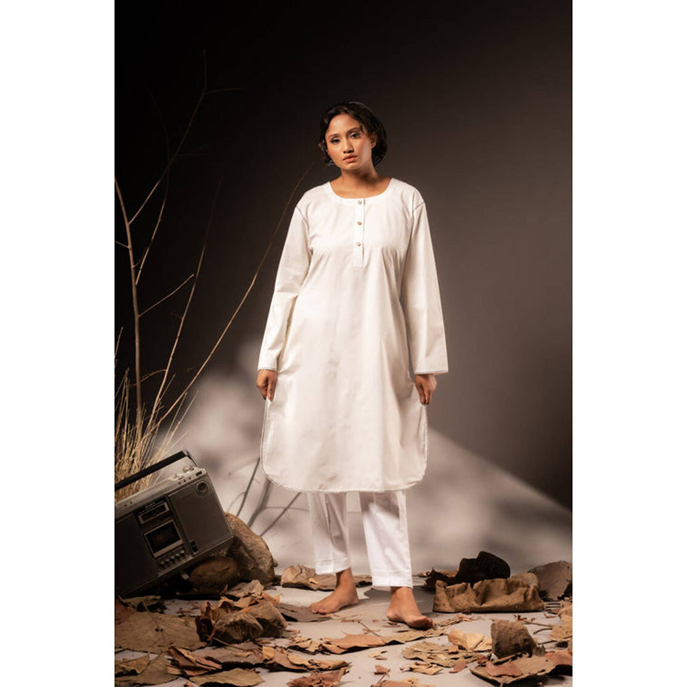 Taraasi Manini' Cotton Silk Kurta Set