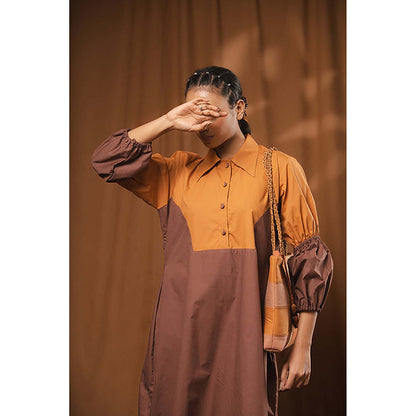 Taraasi Posham Pa' Cotton Shirt Dress
