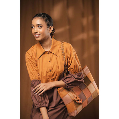 Taraasi Posham Pa' Cotton Shirt Dress