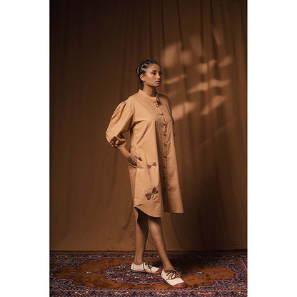 Taraasi Aao Milo' Cotton Shirt Dress