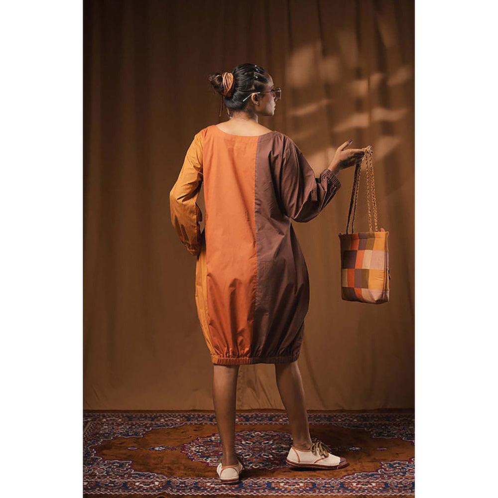 Taraasi Kho Kho' Cotton Shirt Dress