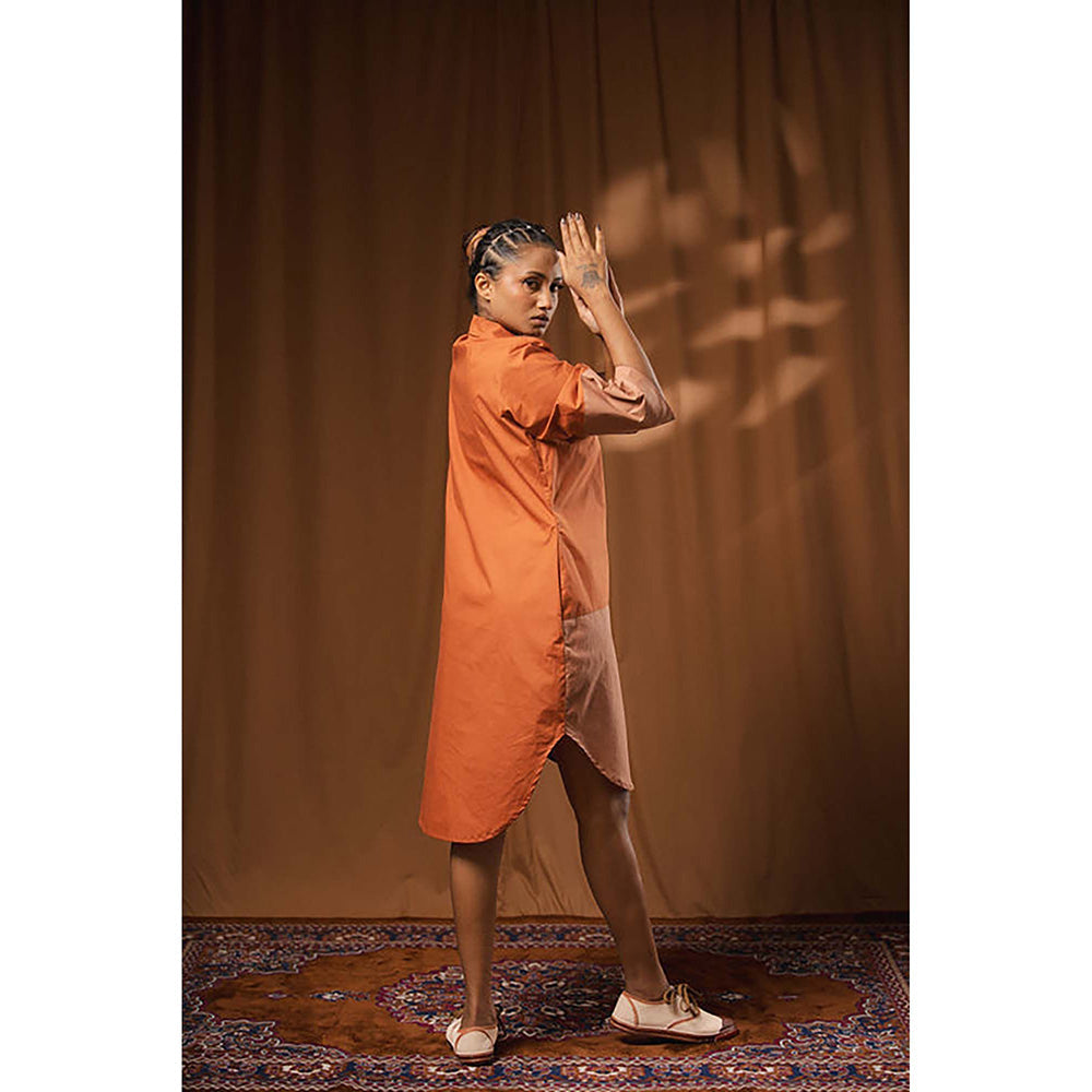 Taraasi Pachisi' Cotton Shirt Dress