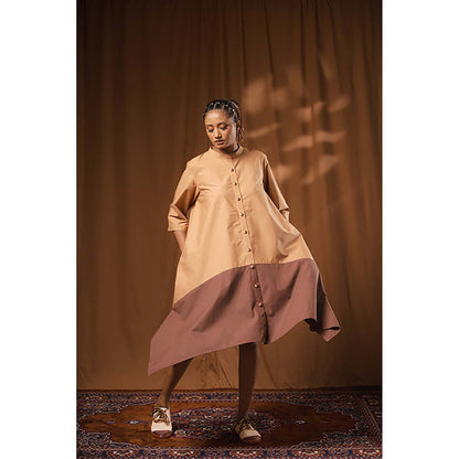 Taraasi Langdi' Cotton Shirt Dress