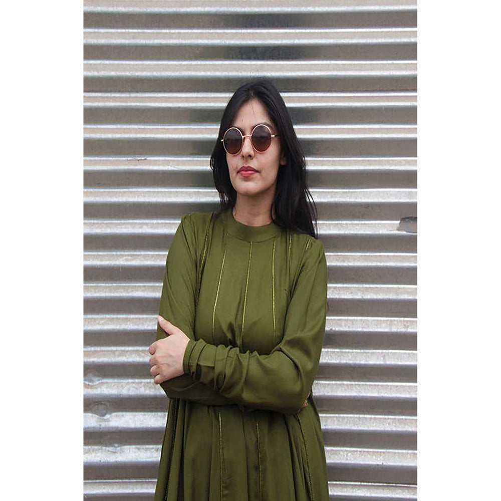 Taraasi Parinda' Cotton Mulmul Dress