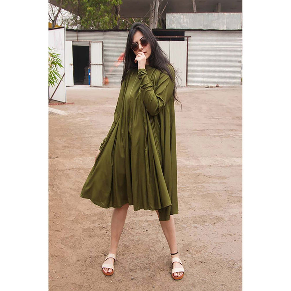 Taraasi Parinda' Cotton Mulmul Dress