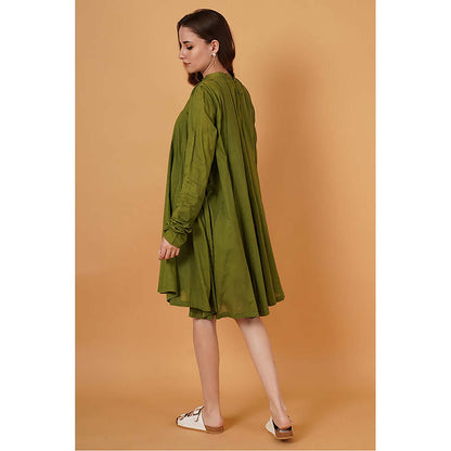 Taraasi Parinda' Cotton Mulmul Dress