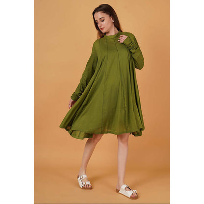 Taraasi Parinda' Cotton Mulmul Dress