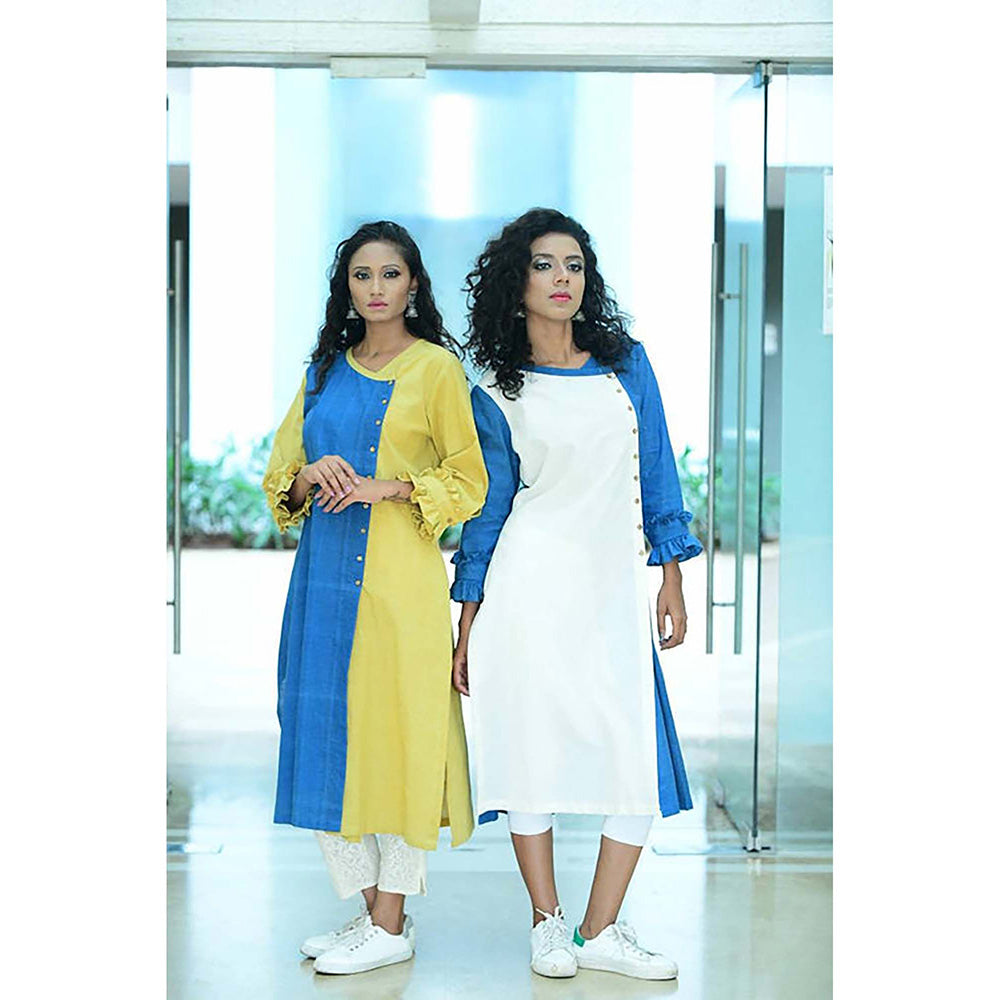 Taraasi Forget Me Not' Handspun Organic Cotton Dress