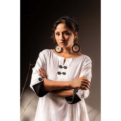 Taraasi Aakriti' Cotton Silk Dress