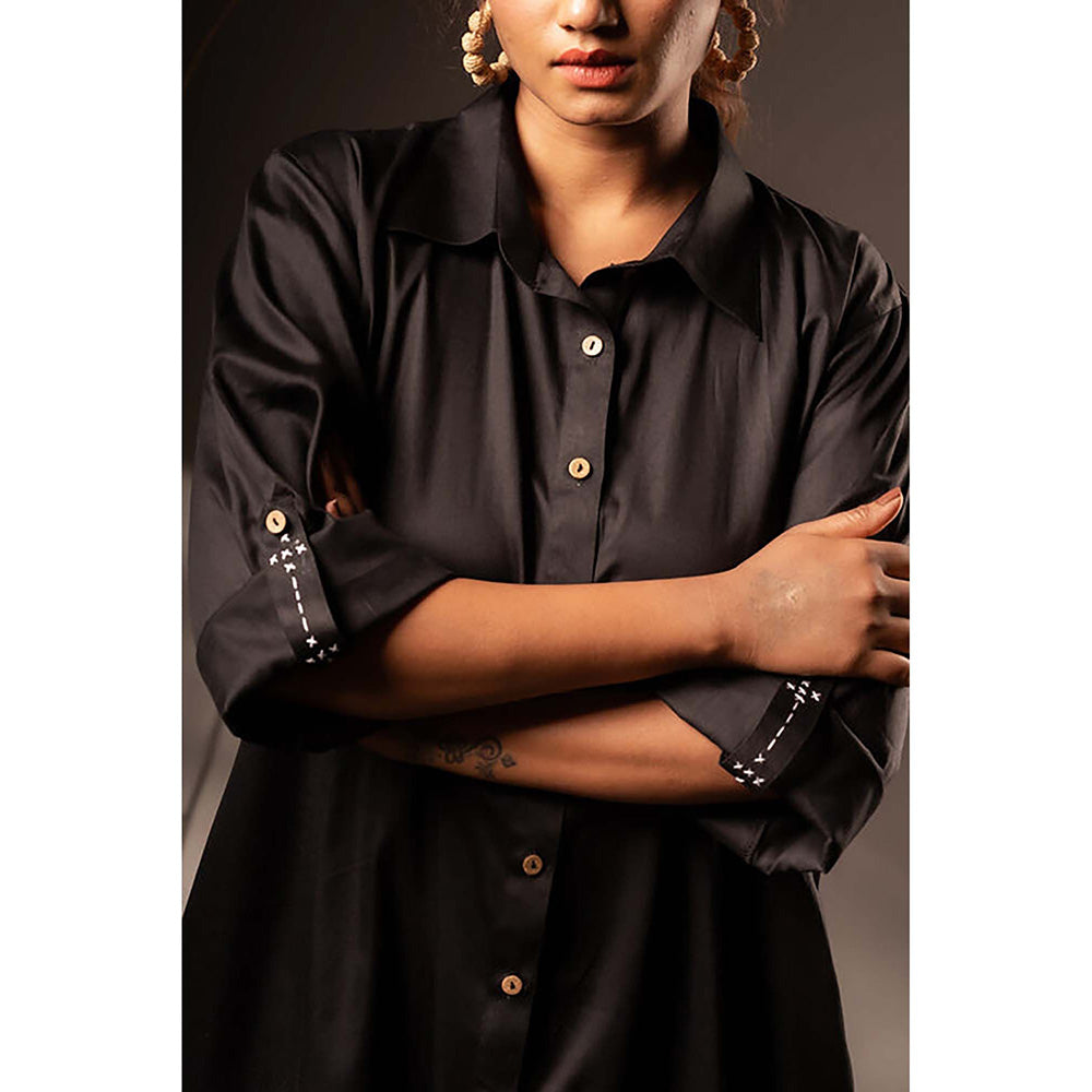 Taraasi Kanika' Cotton Silk Shirt Dress
