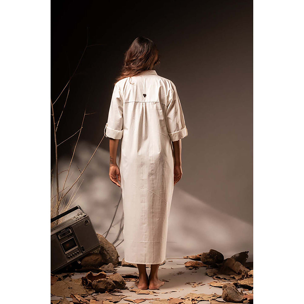 Taraasi Kanika' Cotton Silk Shirt Dress