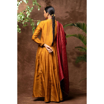 Taraasi Handloom Chanderi Silk Dupatta