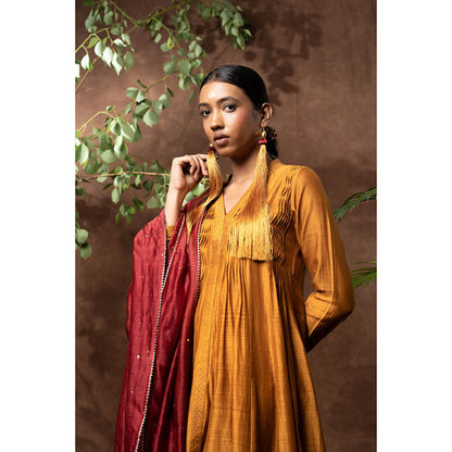 Taraasi Handloom Chanderi Silk Dupatta