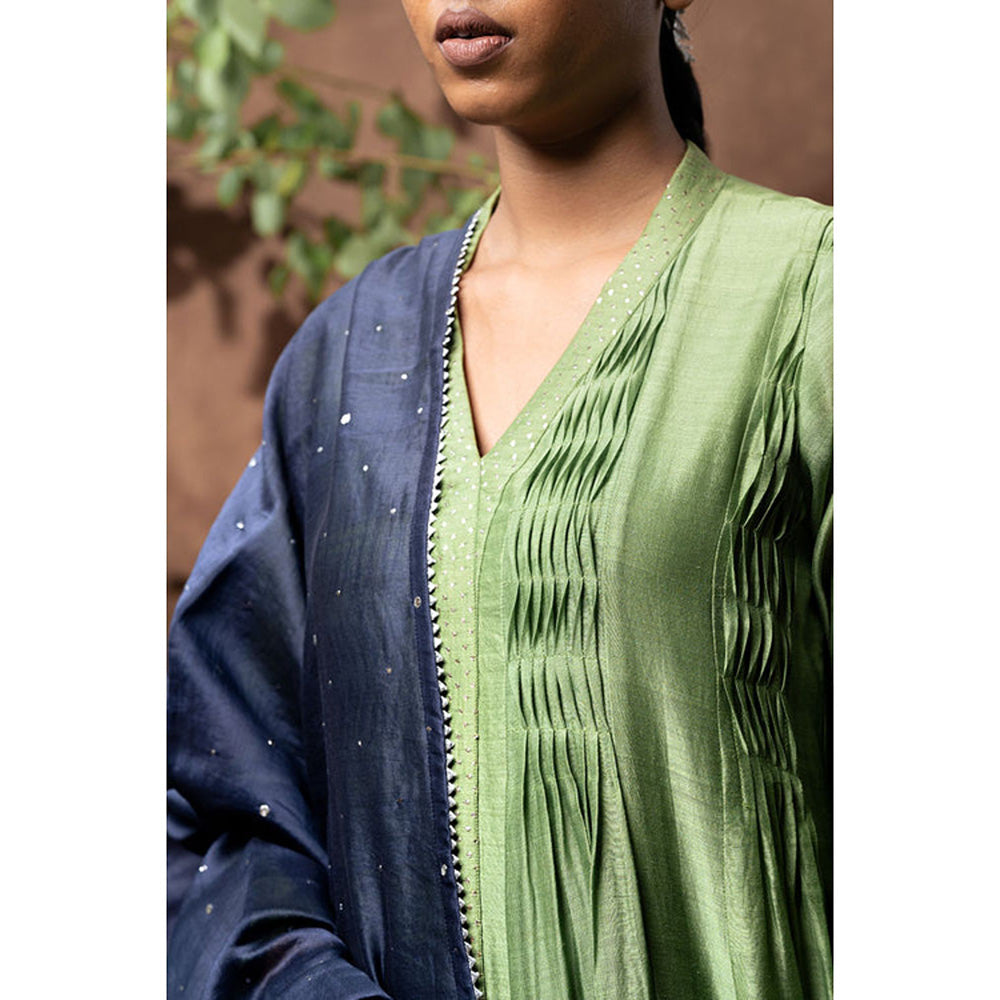 Taraasi Handloom Chanderi Silk Dupatta