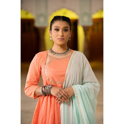 Taraasi MINT GREEN Mulmul Cotton Dupatta