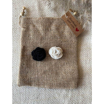 Taraasi Handmade Crochet Hair Clips (Pack of 2)