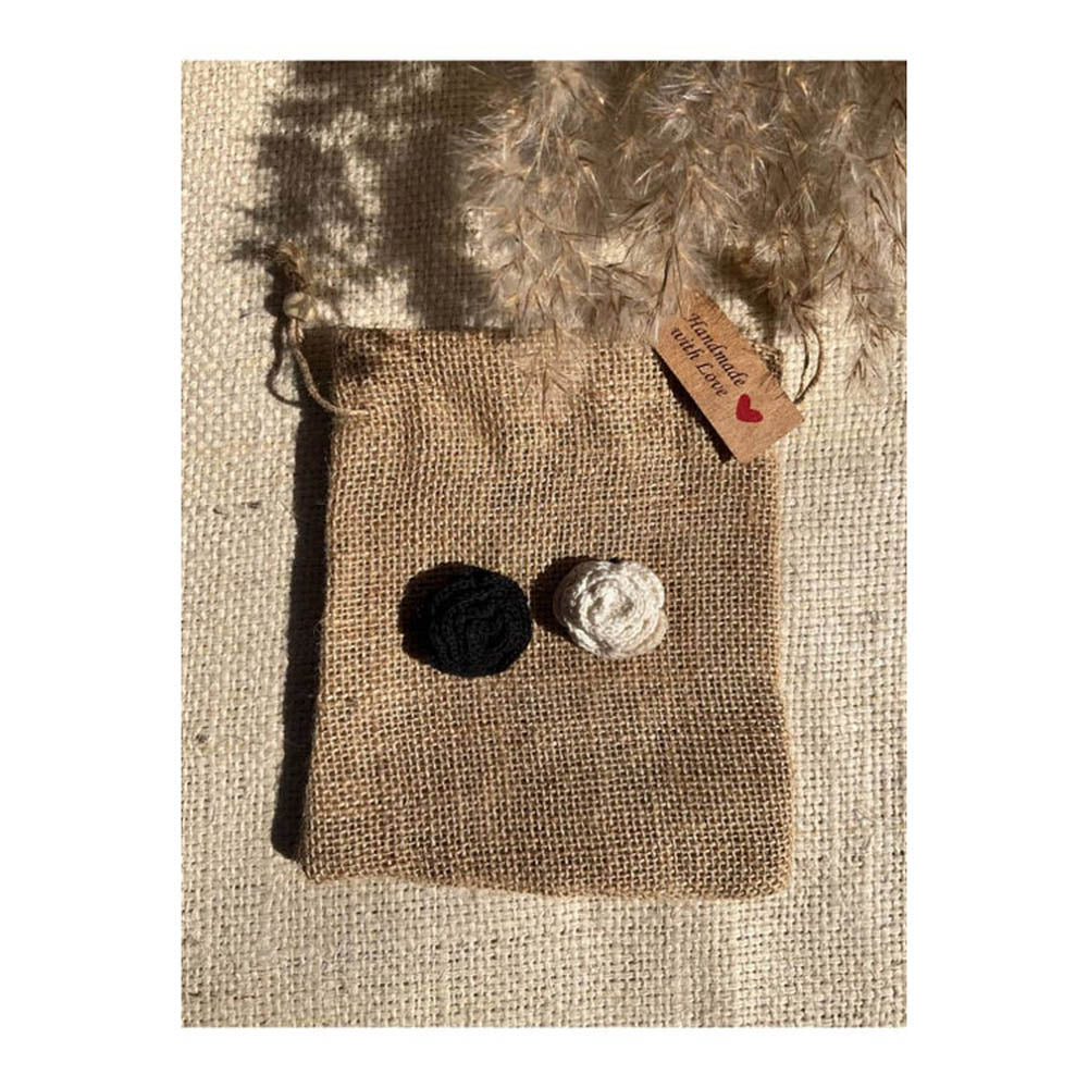 Taraasi Handmade Crochet Hair Clips (Pack of 2)