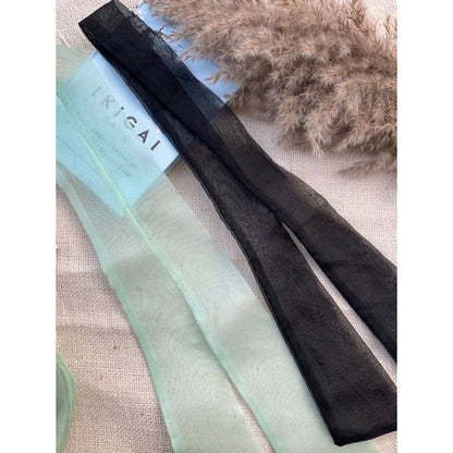 Taraasi Tie Up Organza Headscraf/Headbands (Pack of 2)