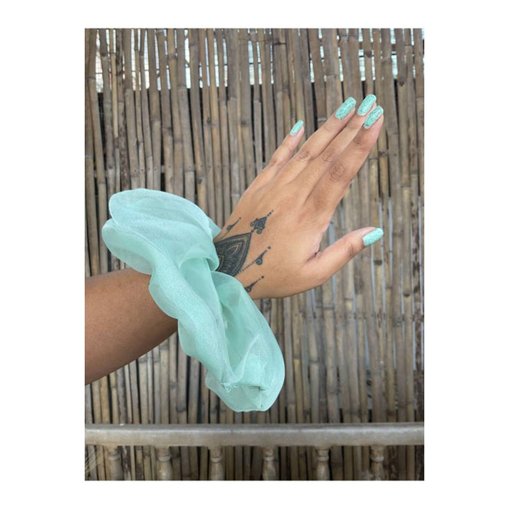 Taraasi Zero Waste Oversized Organza Scrunchies