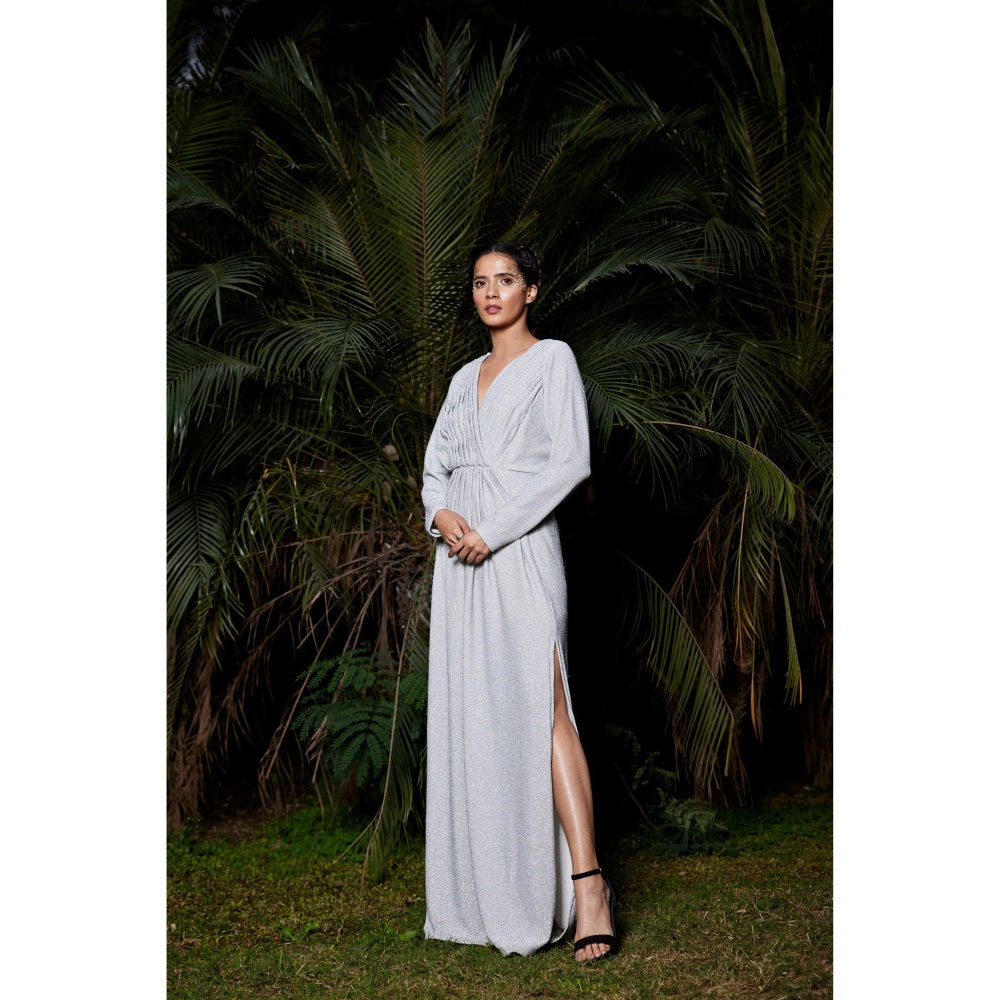 Tarini Vij Olivia Grey Gown