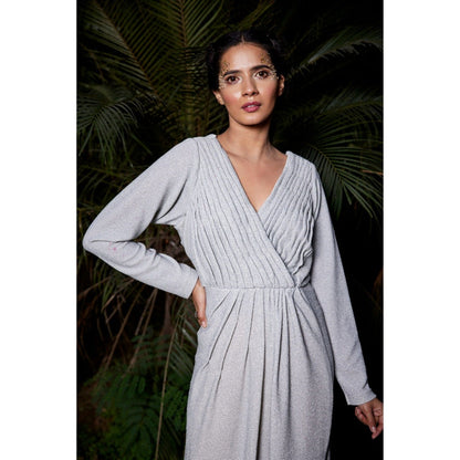 Tarini Vij Olivia Grey Gown