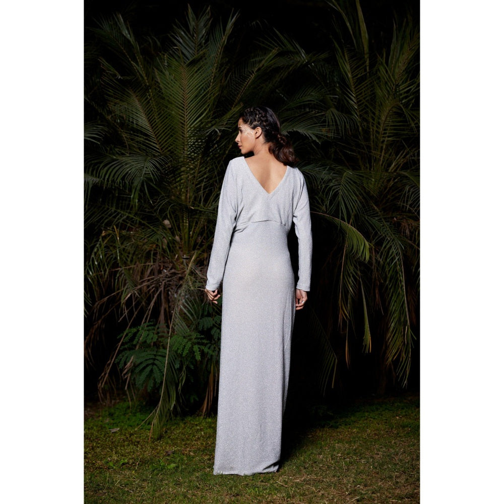 Tarini Vij Olivia Grey Gown