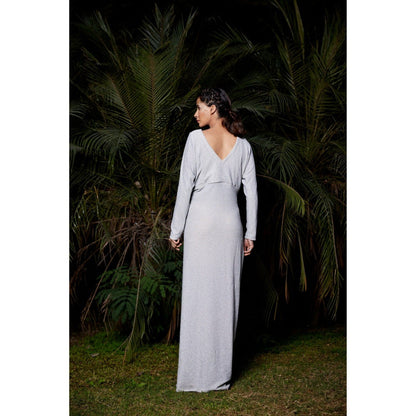 Tarini Vij Olivia Grey Gown