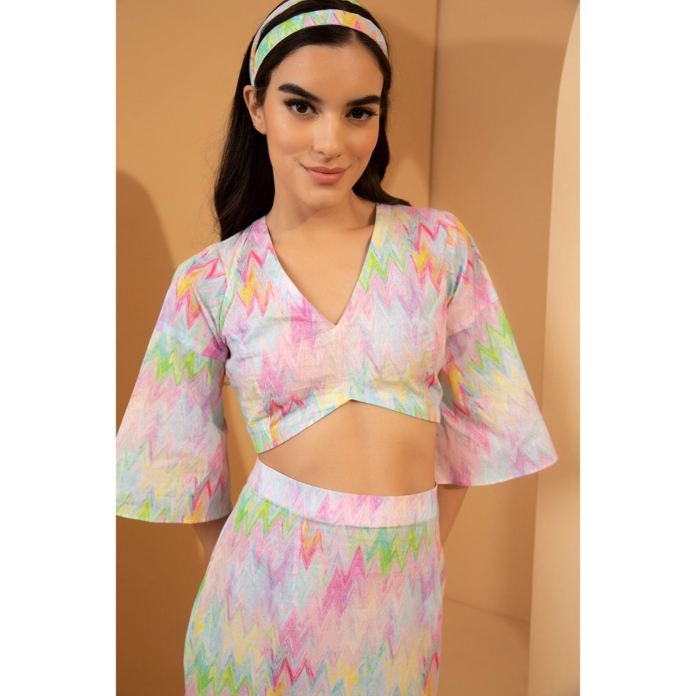 Tarini Vij Zoe Multicolor Co-Ord (Set of 2)